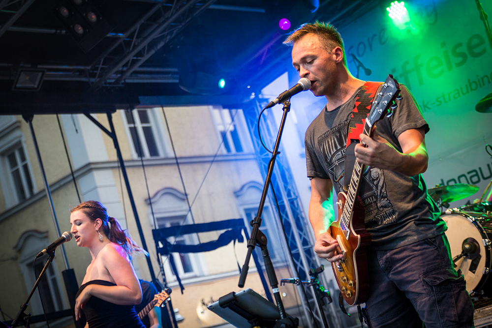 Musikband beim Stadtfest